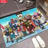 Anime Martial Arts Tournament Doormat,2D Print Absorbent Floor Mat,Entrance Rug for Bathroom Living Room Kitchen Home Decor Gift