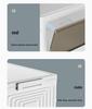 Large Capacity Folding Storage Cabinet with Wheels - Multi-layer Organizer for Snacks & Clothes