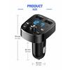 Bluetooth 5.0 FM Transmitter Radio MP3 Wireless Adapter Car Kit Dual USB Charger