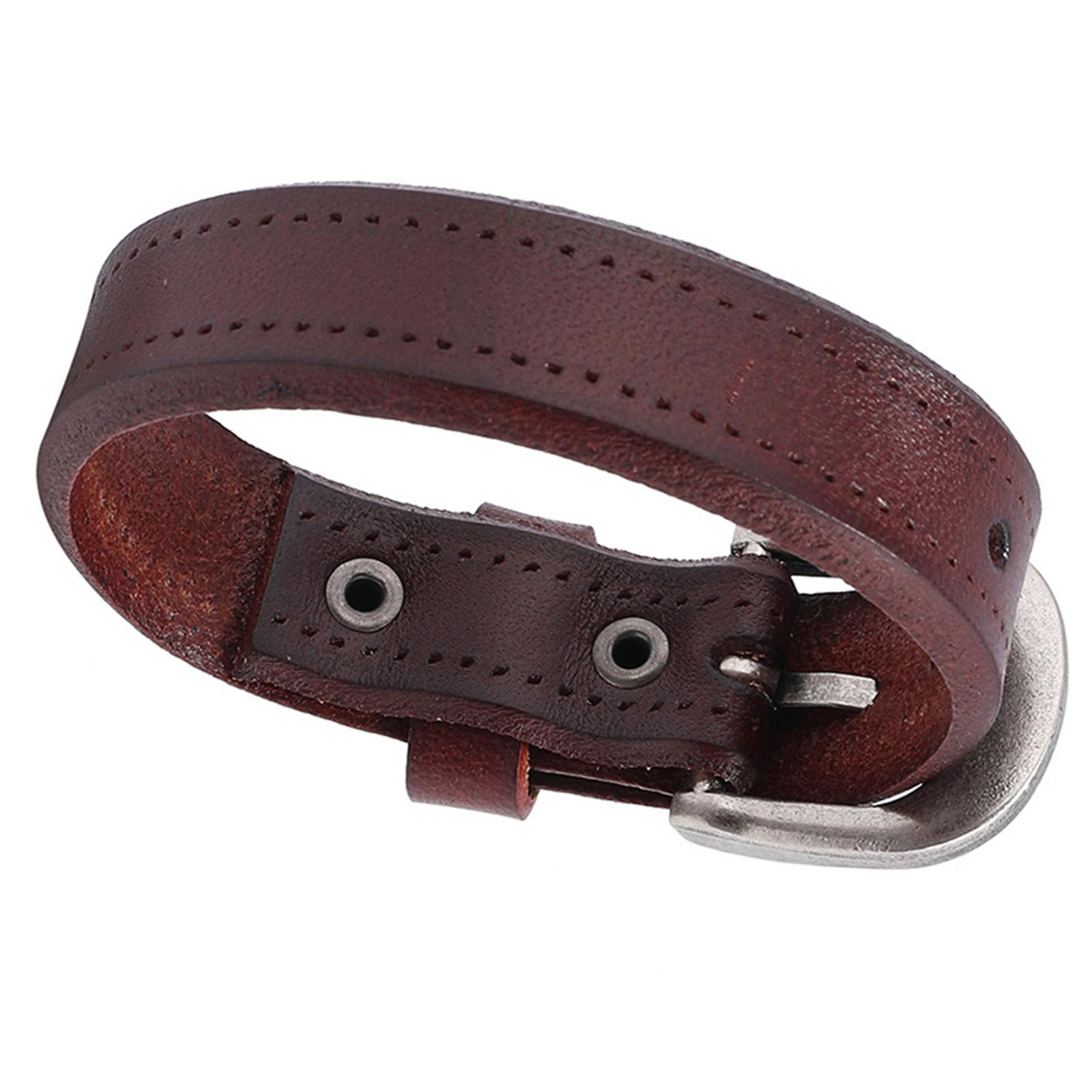 

Многофункциональный браслет из бисера и кожи, модный браслет на запястье, регулируемый браслет, подходит для вечеринок и повседневных выходов. темно-синий