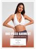 European & American Halter Push-Up Sports Bra - Nude Feel, Skin-Friendly Open Back Yoga Style, Women's Fashion YG-1005