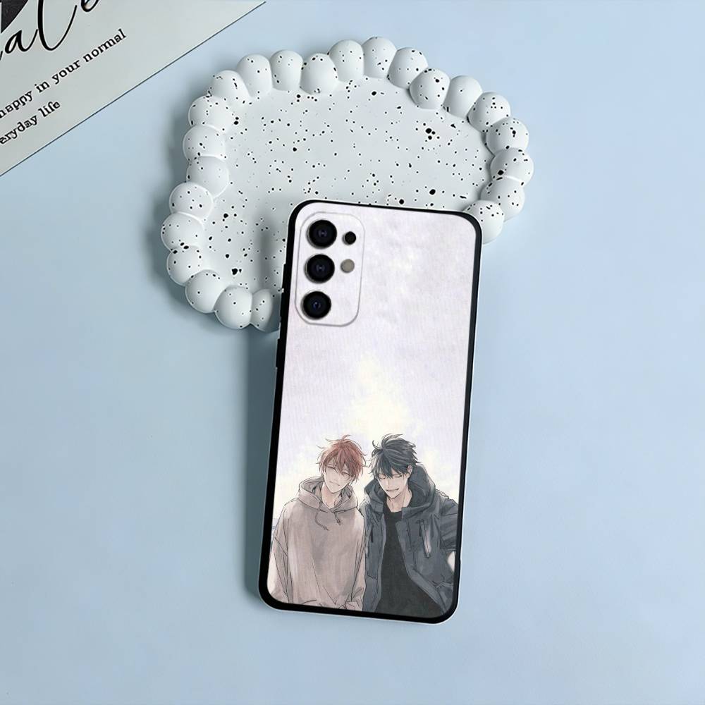 BL- Anime Ritsuka- Mafuyu Sato -Given  Soft Silicone Case for Samsung S25, S24, S21, S22, S23, S30, Ultra, S20, Plus, Lite-Black