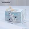 Ocean Style Mediterranean Desktop Wooden Jewelry and Candy Storage Box