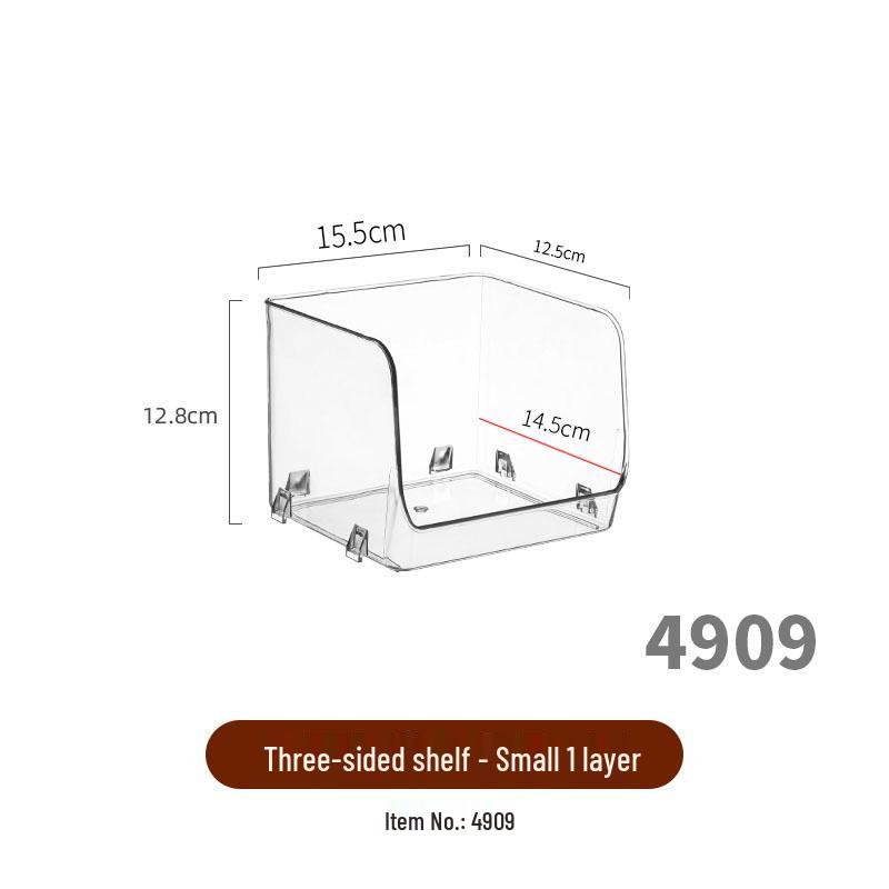 Průhledný víceúčelový úložný box na knihy, hračky, svačiny, oblečení, kosmetiku a různé drobnosti