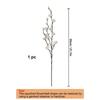 1pcs Artificial Flowers White Plum Blossom Fake Wintersweet Long Stem Plastic Flowers Home Hotel Office Wedding Party Garden Decor