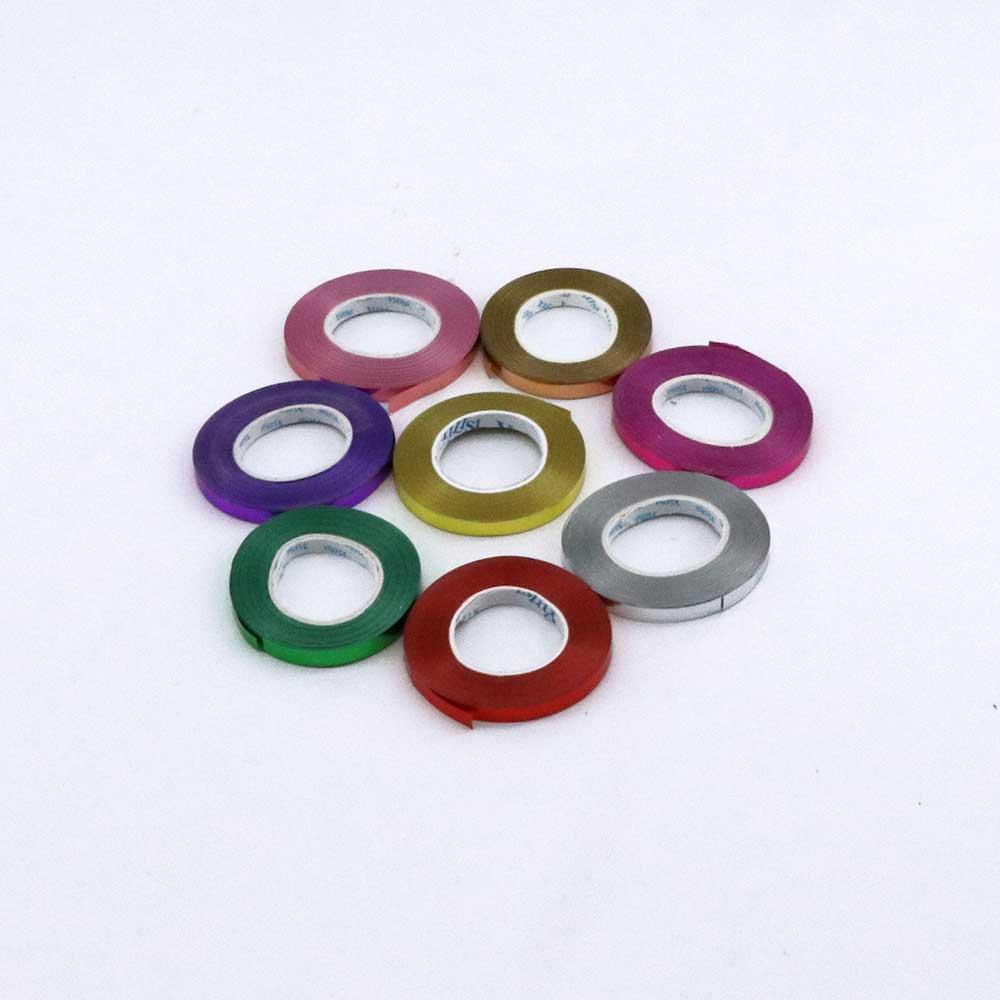 Weihnachts-Hochzeitsgeschenkverpackung Kräuseln DIY Zuhause Folienballon Seil Laserbänder Partyzubehör