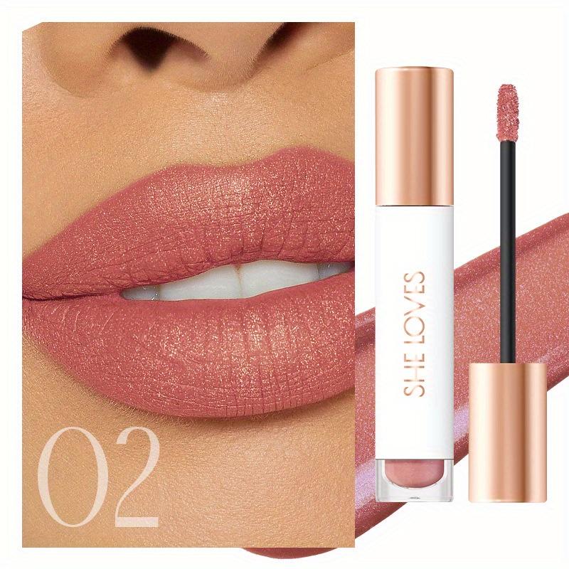 

Водостойкая, долговечная, не размазывается, не выцветает, бархатная, матовая, жидкая губная помада с бриллиантами, глазурь для губ #2