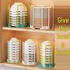 Rotating Telescopic Single-Layer Kitchen Sink Rack for Bowls and Plates