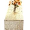 Gold Foil Table Runner Rectangle Polyester Wedding Birthday Home Dining Table Decor Elegant Celebratory Essential