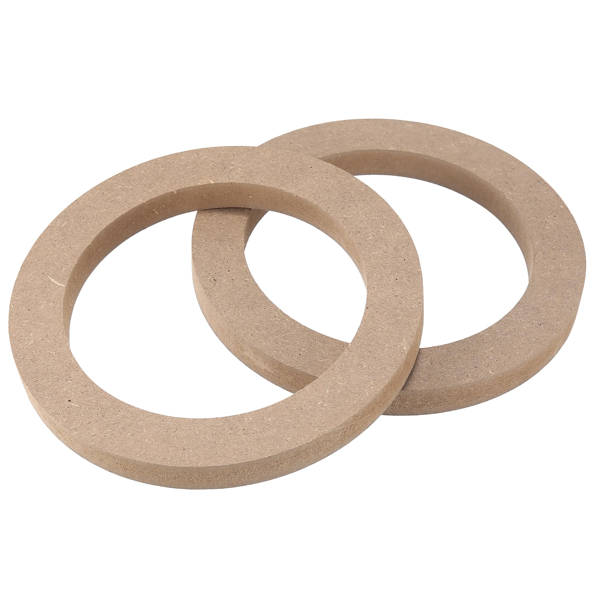 

X AUTOHAUX Universal Wooden Car Speaker Subwoofer Mounting Spacer Ring Adapter Bracket Holder Plate for 127mm Speaker Diameter (2pcs)