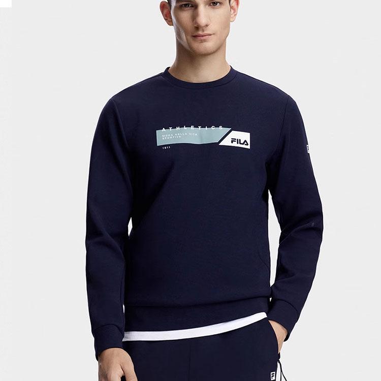 New FILA Sweatshirt Men's Royal Blue A11M341203F-NV
