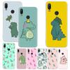 Cute Cartoon Dinosaur Baby Phone Case For Xiaomi Redmi 12 12C 13 13C 14C 9 9A 9C 9T 10 10A 10C 8 8A 7 7A 6 6A K70 K60 K40 K20 Co