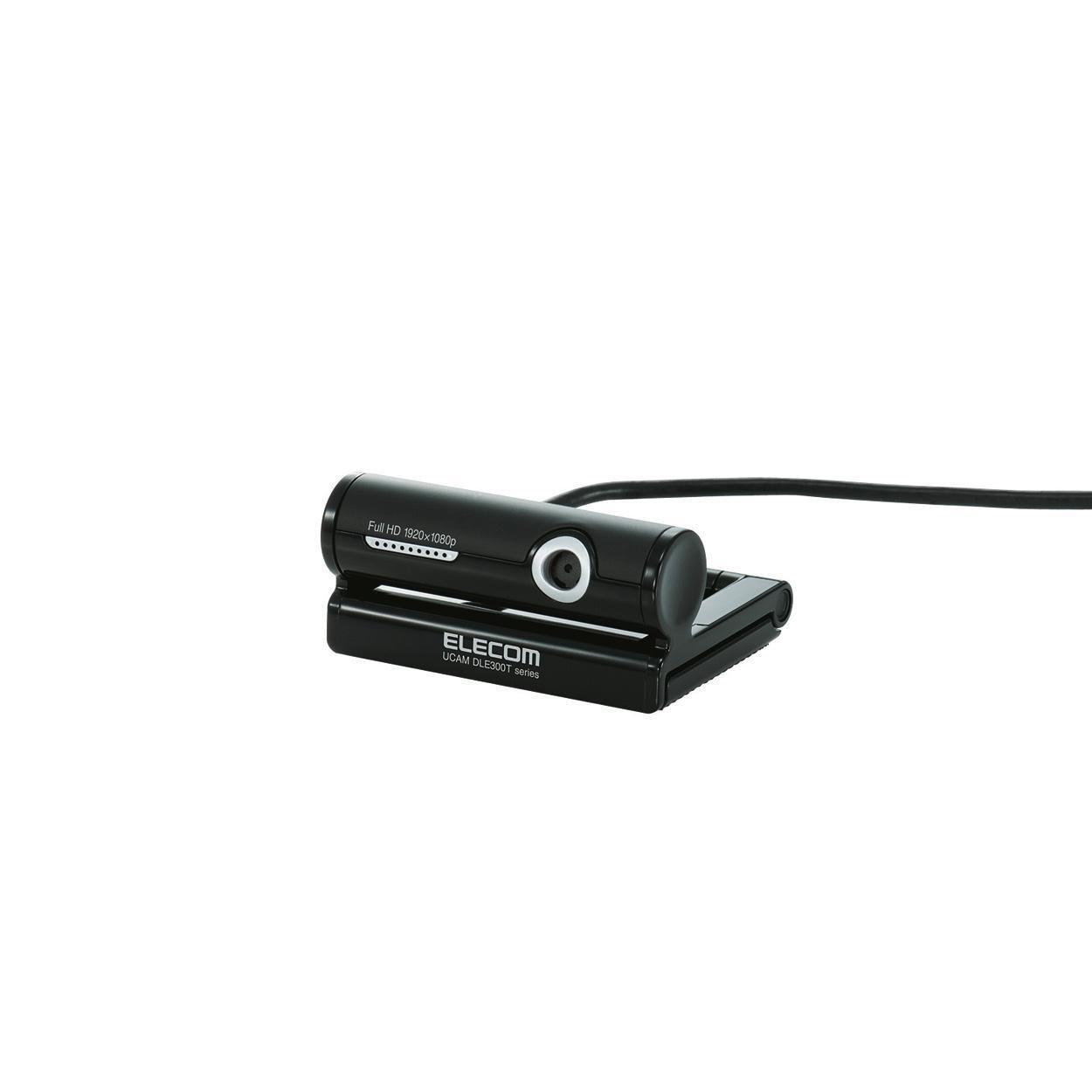 

ELECOM 3 CMOS Full HD Earphone Microphone Black [2011 Model] Webcam, Megapixel, 1/4-inch Sensor, Compatible, Built-in Microphone, Included, чорний