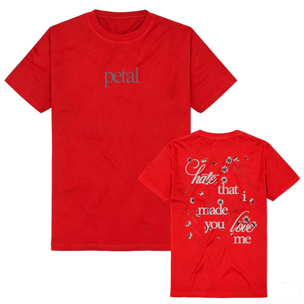 Hate That I Made You Love Me Tee Ariana Grande Petal Album Design Tshirt Summer Short Sleeve Loose Unisex Unisex Graphic Shirts