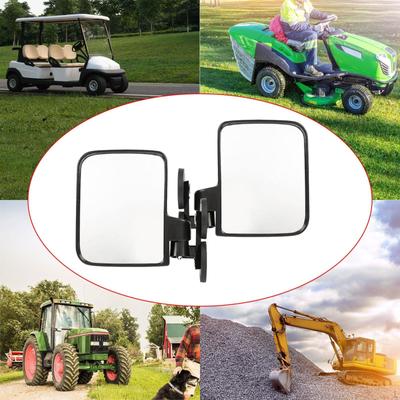 ATV Side View Mirrors Left Right Universal UTV Mirror Set for Riding Lawn Mowers Utvs
