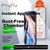 Compatible HD 2-Piece Dust-Free Case Redmi Note 11 Pro/+ Tempered Glass Screen Protector for Redmi Note 11 4G Full Screen CleAnti-Drop Dust-Free Case