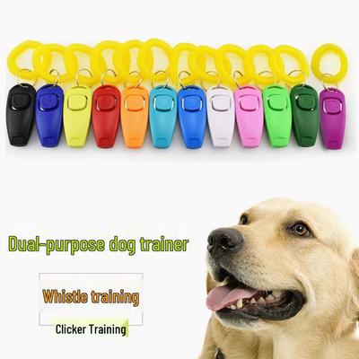 Multifunktionaler Haustiertrainings-Clicker & Pfeife: Zwei-in-Eins-Gerät für Hunde