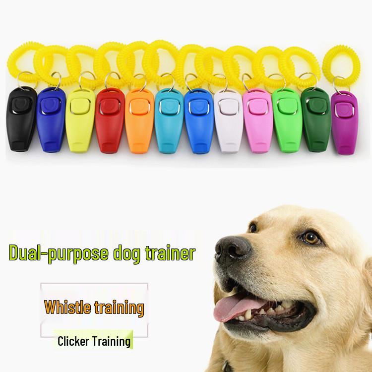 Clicker e Fischietto Multifunzione per l'Addestramento degli Animali Domestici: Dispositivo due in uno per cani