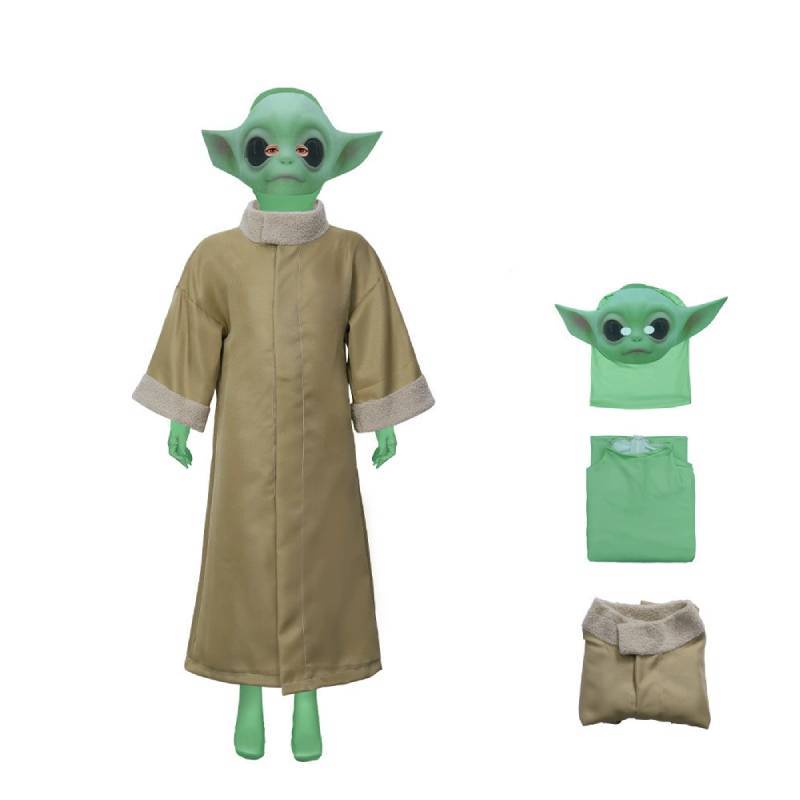 Star Wars The Mandalorian And Grogu Cosplay Costume For Kids And Adults With Polyester Fabric