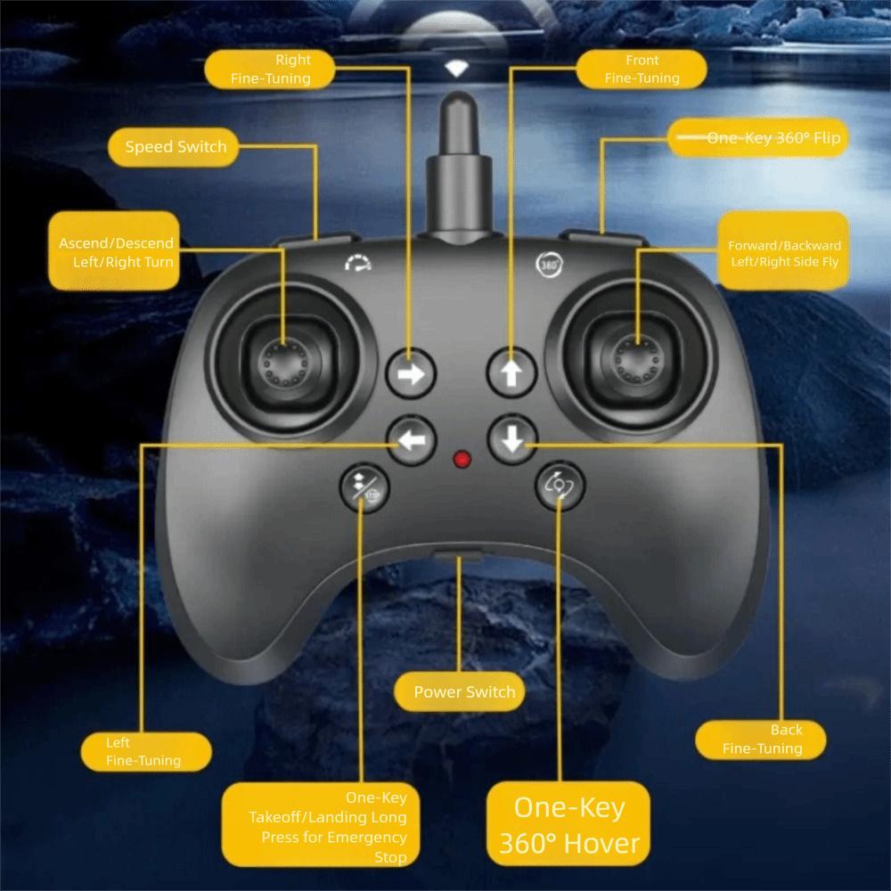 Rechargeable Four Motor Helicopter Toy EPP Foam RC Hobby Jet Plane  Kids Gifts