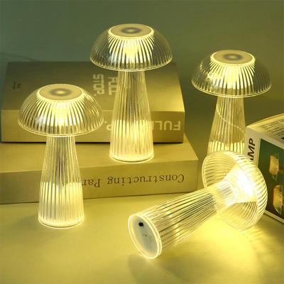 Creative Mushroom Jellyfish Desk Lamp - Decorative Night Light with Dreamy Atmosphere for Bedside or Girly Spaces