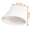 Filter Bag for Pool 15 Microns Compatible Desjoyaux F15 PF180 PFI180 PFI181 PF250 Filter 58x33cm Rigid Ring Ø21cm Phonillico®