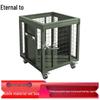 Yongzhi Military Green Mobile Mesh Transport Crate with Wheels