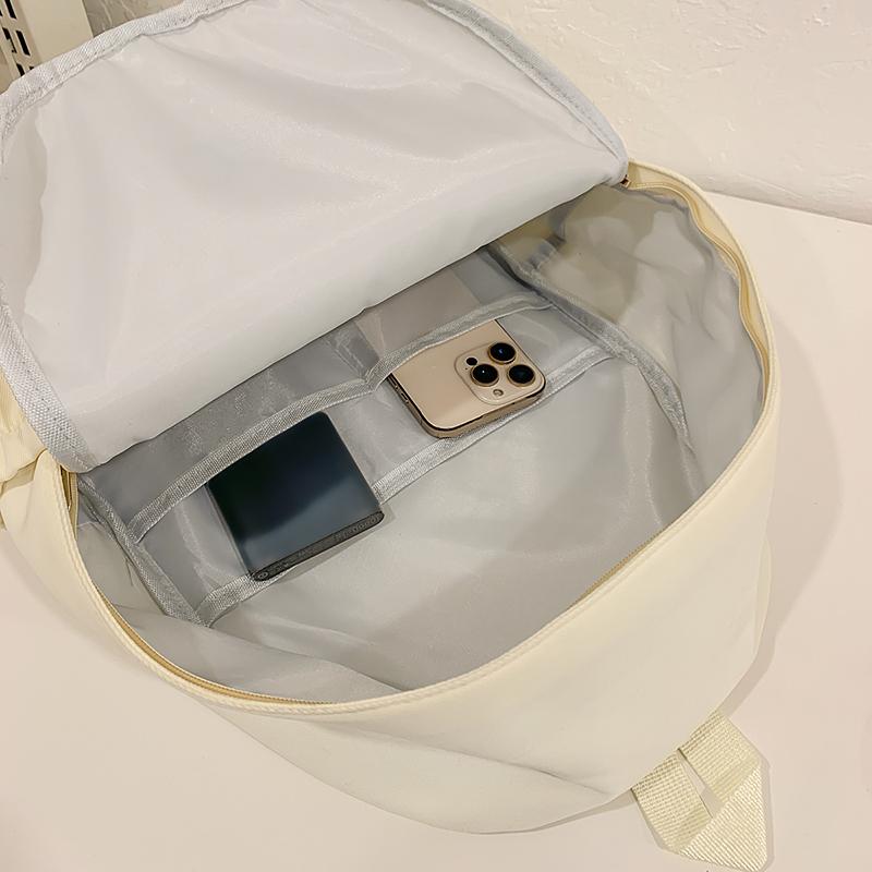 Letter Backpack Women's Lightweight Backpack Student Small Schoolbag