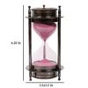 Messing nautische Sanduhr Kelvin und Hughes Sand Timer mit beidseitigem Kompass Prunkstück