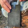 Cross-Border Western Boot Wallet with Snap Strap