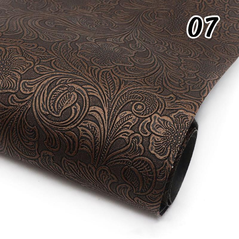 30x137cm Geometric Pattern Faux Leather PVC Synthetic Leather Fabric Sheets DIY Earrings Bags Sofa Furniture Making Crafts