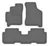 Veloursgraphit-Autofußmatten für: Kia Carens I Minivan (1999-2006)