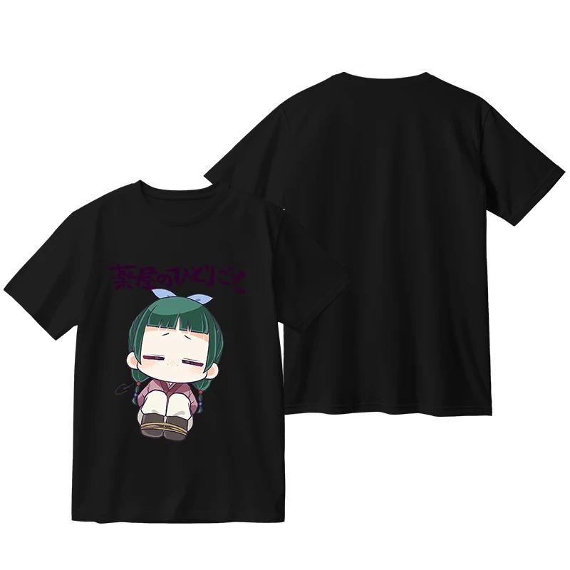 Summer Anime The Apothecary Diaries Oversized T Shirt Women Men O-neck Short Sleeve Funny Tshirt Maomao Cosplay Graphic Tees