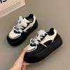 Premium sense versatile heightening thick baseplate shoes women's new spring and autumn leisure sports muffin shoes