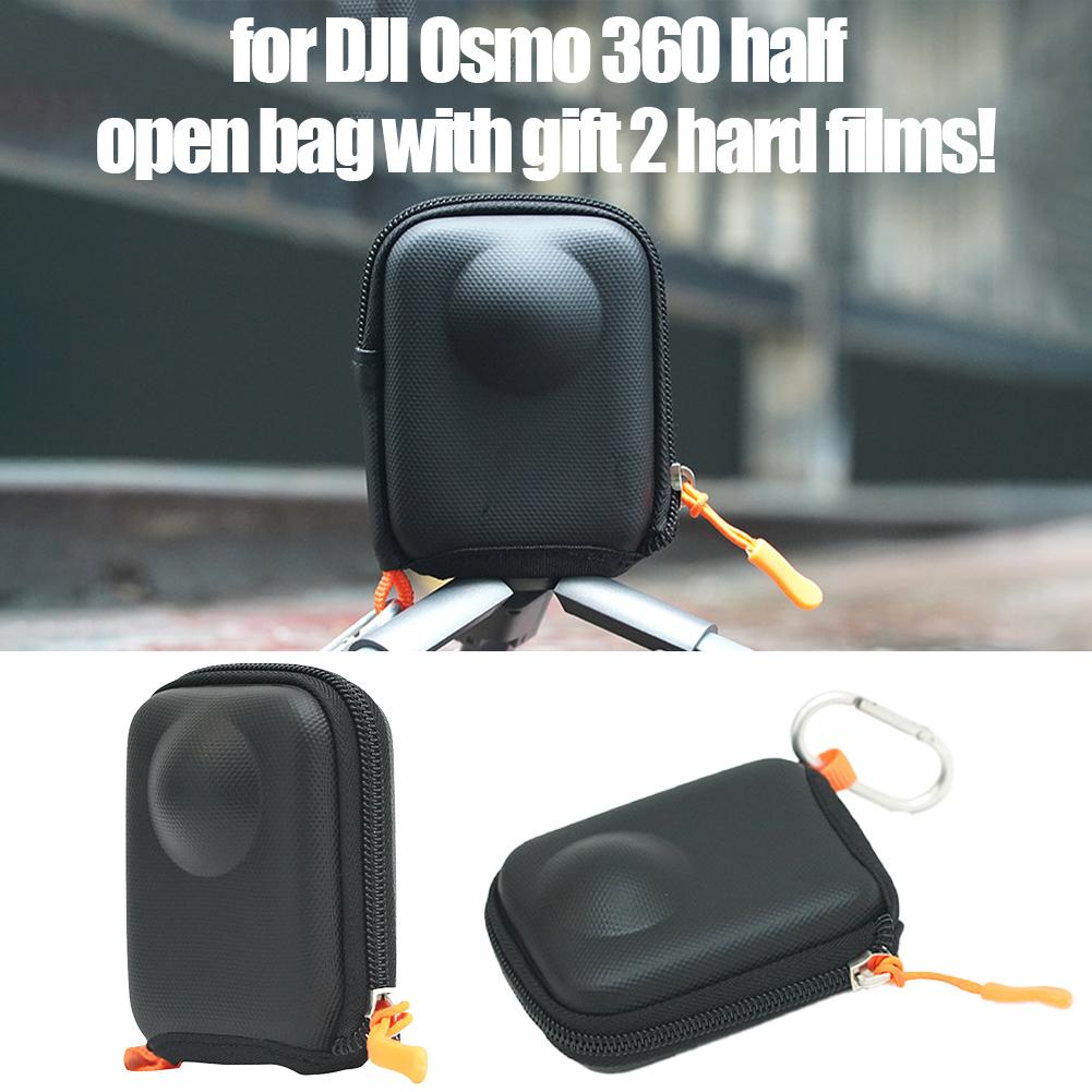 Carrying Case Storage Bag For DJI Osmo 360 Half-Open Body Bag Portable Mini Case Waterproof Shell Panoramic Camera Handbag