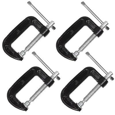 Professionele 2/3/4 inch C-klem Verstelbare Draagbare Heavy Duty C-klem IJzeren Beslag Industriële Sterkte Klemmen Bouw