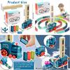 Multicolored Domino Train Set With Sound For Kids Educational Building Toys