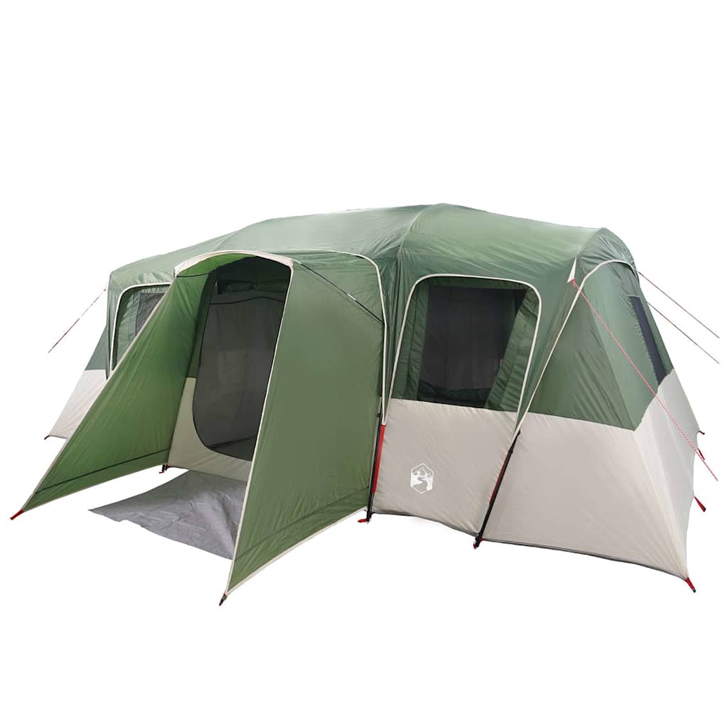 Tunnel Family Tent for 16 Persons Green Waterproof
