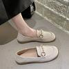 Loafers women's 2025 new fashion versatile comfortable foreign style niche retro one-pedal durable women's shoes