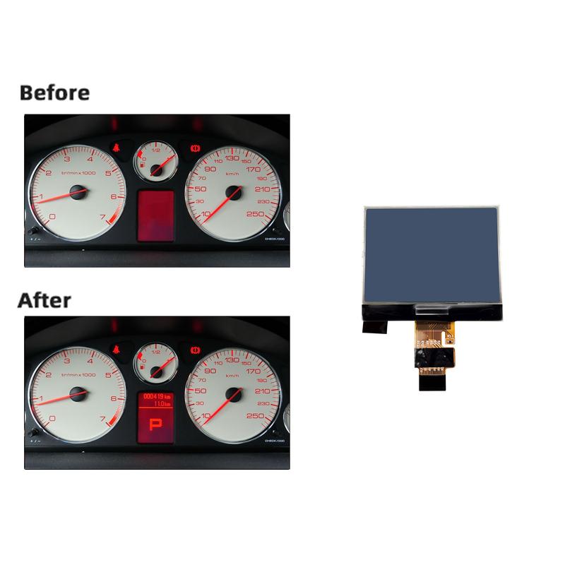 LCD Display for Peugeot 407 407SW 407 Coupe VDO Group Dashboard Cluster A2C53119649 9658138580 Dashboard Instrument Cluster