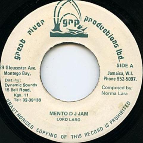 

7inch Record LORD LARO - Mento Dj Jam / Version none Great River Pro 1985 Jamaica Reggae, Ska & Dub Used