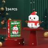 Knew Built Christmas Micro Mini Building Blocks Toys - Santa Claus, Christmas Tree, Reindeer, Snowman Elements - Perfect Gifts
