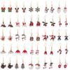 Christmas Earrings: Small Santa, Reindeer, Snowman Studs