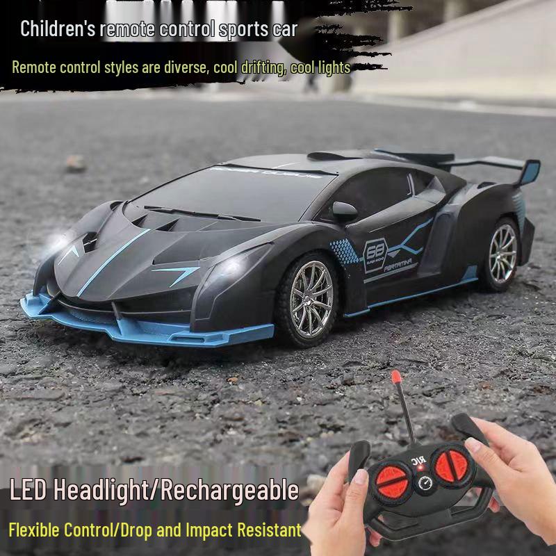 Rechargeable Pink Princess Remote Control Drifting Sports Car Toy