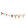 Pennant Banner Multicolor Hanging Wear Resistance Outdoor Triangle Flag for Outdoor Garden