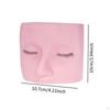Lash Mannequin Head Face Flat Replaceable Eyelids Stable Cosmetology Doll Makeup Practice for