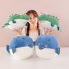 Cute Round Crocodile & Pufferfish Plush Toy Cushion for Kids - Perfect Birthday Gift