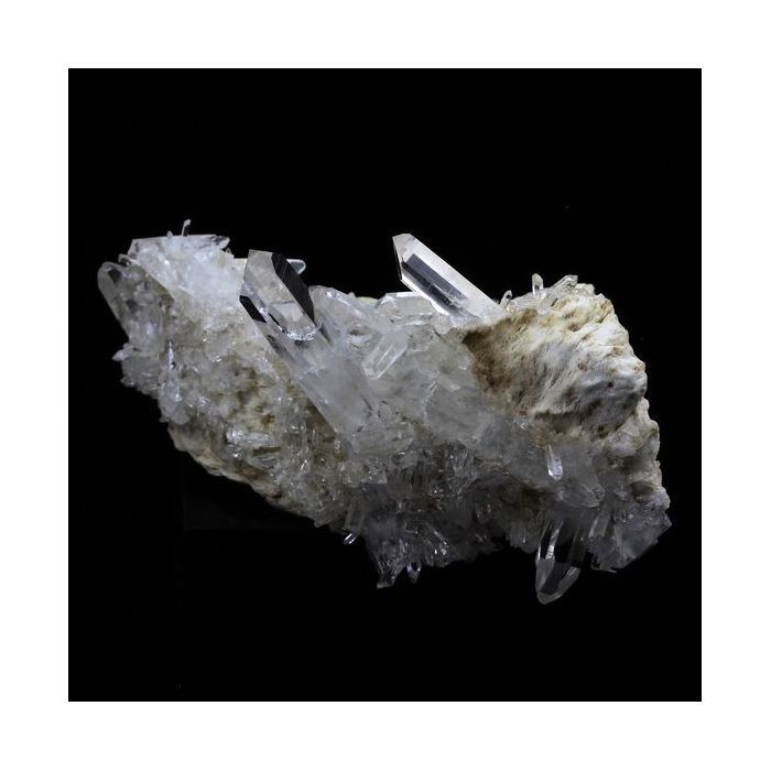 Pierres et Minéraux. Quartz + Baryte. 244.0 ct. Le Ribot, L'Alpe d'Huez, Isère, France.