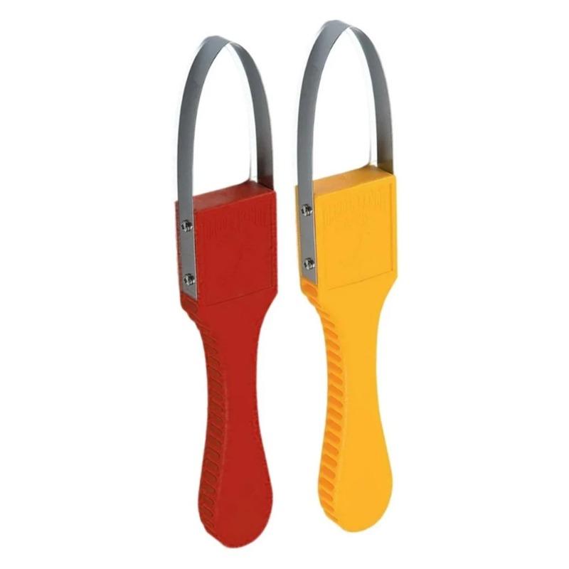 Håndløkke Lukeverktøy-Ergonomisk Rotfjerner med Rustfri Stålløkke, Bærbart Hageverktøy for Luking og Løsning av Jord