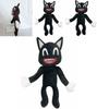 Soft And Cuddly Black Cartoon Cat Plush Toy Ideal For All Ages Holiday Gifts
